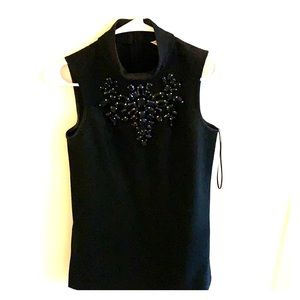 Black jeweled tunic